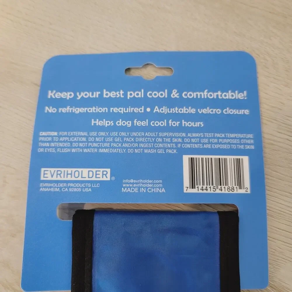 NWT Blue Dog Cooling Collar Size Medium - Picture 4 of 6